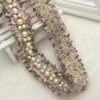 ราคา พร้อมส่งริบบิ้นลูกไม้สไตล์ชาแนลเครื่องประดับ DIY ติดไข่มุกปักด้วยมือเครื่องประดับผมเครื่องประดับเสื้อและหมวกใช้ในบ้านขอบลูกไม้เสื้อผ้า (12462396853)