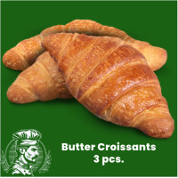 ราคา ครัวซองต์เนยสด ครัวซองต์ฝรั่งเศส Butter Croissants 20g 3ชิ้น ครัวซองต์แท้ 100 (21431613844)