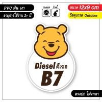 ราคา สติ๊กเกอร์ติดถังน้ำมัน แก๊สโซฮอล์ และ ดีเซล ลายการ์ตูนน่ารัก งานดีพรีเมียม ไม่ซ้ำร้านไหน V2 (9157438353)