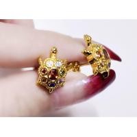 ราคา Inspire Jewelry ต่างหูเต่า เพชรซีก ตัวเรือนหุ้มทองแท้ 100 24K นำโชค เสริมดวง (21441685011)