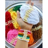 ราคา ฝ้ายผูกแขน ฝ้ายผูกข้อมือ สายสิญจน์ผูกข้อมือ ใส่ลูกปัดสีงาช้าง ถักด้วยมือ เพื่อเป็นสิริมงคล สีขาว 100 เส้น สีแห่งความบริสุทธิ์ (20748834875)