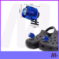 ราคา ไฟติดรองเท้า LED Crocs Jibbitz สําหรับติดด้านหน้ารองเท้า DIY ตกแต่งรองเท้า Cross กันน้ำได้ เหมาะวิ่งกลางคืน แคมป์ปิ้ง (20003207623)