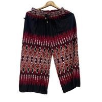 ราคา ส่งไว กางเกงขาบาน ลายไทย ทรงสวยผ้าดี (21467128436)