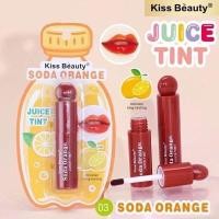 ราคา Kiss Beauty Juice Tint ลิปทิ้น ลิปกลอส กลิ่นผลไม้ มี 4 สี กลิ่นหอม ติดทน ช่วยบำรุงริมฝีปาก ทุกสีใช้ได้ทุกลุค (21719101353)