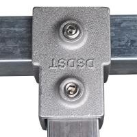 ราคา ข้อต่อเหล็กกล่อง ขนาด 1 นิ้วข้อต่อ DIY ข้อต่อเหล็กกล่อง ไม่ต้องเชื่อมให้เสียเวลา ถอดได้ น็อคดาวน DIY Tools Shope (21341188573)