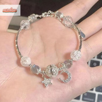 ราคา NCSW สร้อยข้อมือแฟชั่นจี้หินโอปอลมูนสโตนคริสตัลรูปดาวและดวงจันทร์สร้อยข้อมือสำหรับผู้หญิงน่ารักแบบเรียบง่ายของขวัญเครื่องประดับวันเกิดสำหรับผู้หญิง (20667552462)