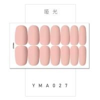 ราคา Sukeme Nail Art Decal Solid Color Frosted Nail Stickers Waterproof Solid Color Matte Stickers (20744465745)