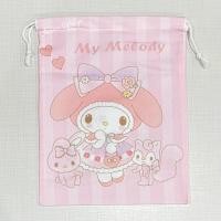 ราคา ถุงผ้าหูรูด ลายการ์ตูน ใบใหญ่ 26x30cm (16508308005)