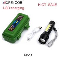 ราคา 1MALL ไฟฉายแรงสูง 4 ตา รุ่น USB ไฟฉาย ไฟฉายแรงสูงแบบปรับซูมได้ ไฟฉายพกพา ไฟฉายเดินป่า แบบชาร์จไฟได้ (10029773056)