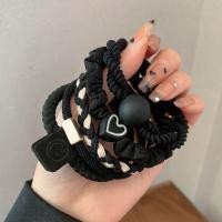 ราคา 10ชิ้นยางรัดผู้หญิงยางรัดผมหางม้าสูงแบบเรียบง่ายเชือกรัดผมวงยางหนียวทนยางรัดศีรษะยางรัดยางรัดผมใหม่ (21608772091)