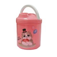 ราคา คละลาย กระติก 1 ลิตร กระติกน้ำ กระติกน้ำแข็ง มีหูหิ้ว พร้อมช่องเสียบหลอดดูด BPA free Happy Ware PB 809 (21773122971)