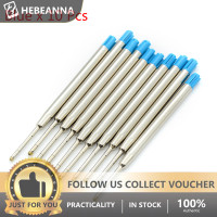 ราคา hebeanna 10 pcs Blue Ink Parker Style Standard 1 0mm ปากกาลูกลื่นเติม nib Medium (20820121426)