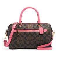 ราคา กระเป๋าถือ COACH แท้ ทรงหมอน Coated canvas ลาย Signature มีสายยาว COACH 83607 ROWAN SATCHEL IN SIGNATURE CANVAS (21578546833)