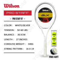 ราคา Wilson ไม้เทนนิส Pro Rod RF97 เต็มคาร์บอนมืออาชีพการฝึกอบรมและสตริงแร็กเกตแข่ง (21717987706)