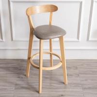 ราคา เก้าอี้บาร์และโต๊ะทำจากไม้แท้ เบาะนั่งมีให้เลือก หนัง ไม้ ผ้า (20818290281)