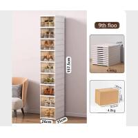 ราคา กล่องรองเท้าพลาสติก กล่องใสรองเท้า พลาสติกแข็ง ไซส์ 35 26 20cm กล่องรองเท้า กล่องเก็บรองเท้า กล่องพลาสติกใส Shoe Box (21601965549)