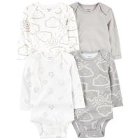 ราคา คูปอง 2 ต่อ Carters Bodysuit Set 4Pk Multi L9 คาร์เตอร์เสื้อผ้าชุดบอดี้สูทเซทแพ็ค 4 ชิ้น (16260761242)