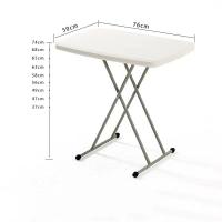 ราคา KIMDELIN โต๊ะพับได้แบบ330lbs 6ft โต๊ะปิคนิคพลาสติกแบบพกพาพร้อมที่จับโต๊ะยาว6ฟุตพับได้หนาขึ้นบนโต๊ะสีขาวอเนกประสงค์พับได้สำหรับงานปาร์ตี้และอีเวนต์ (21764541289)