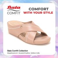 ราคา Bata บาจา Comfit รองเท้าเพื่อสุขภาพแบบสวม รองรับน้ำหนักเท้า สวมใส่ง่าย เสริมส้น สูง 2 นิ้ว สำหรับผู้หญิง รุ่น CACA สีชมพู รหัส 7015088 (21337927775)