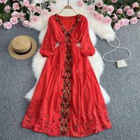 ราคา ชุดเดรสโบฮีเมี่ยน ลายน่ารักมากเว่อ wholesale แม๊กซี่เดรสยาวงานปัก เดรสโบฮีเมี่ยน ชุดเดรสยาวโบโฮ (16414274776)