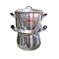 ราคา หม้อนึ่งไทย หวดนึ่งข้าว หม้อนึ่งตราจระเข้ เบอร์ 24 ซม (1028236343)