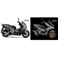 ราคา แท้100 บังลม แก้มข้าง PCX 150 ปี 2018 2020 เฟรมสี PCX ของแท้ศูนย์ PCX150 ไฟหน้า 2 ชั้น ชุดสีPCX กาบPCX H039 (7184514541)