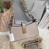 ราคา กระเป๋าสะพาย CK ทรงพอชสายโซ่ มีสายสปอร์ตยาว ขนาด10 (17711109523)