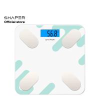 ราคา SHAPER เครื่องชั่งน้ำหนักบุคคลแบบดิจิตอล วัดองค์ประกอบในร่างกาย รุ่น iSB 2072 Blue สินค้ารับประกัน 1 ปี (21410507217)