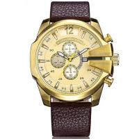 ราคา นาฬิกาข้อมือทหารแบรนด์หรูนาฬิกาข้อมือควอทซ์ผู้ชายนาฬิกาสายนาฬิกาสายหนังนาฬิกาวันที่นาฬิกาแฟชั่นผู้ชาย Relogio Masculino (19212039524)