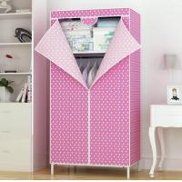 ราคา GCS ถูกที่สุด ตู้เสื้อผ้า DIY1บล๊อค โครงเหล็กเคลือบกันสนิม ตู้ใส่เสื้อผ้าพับเก็บได้พร้อมผ้าคลุม ตู้เสื้อผ้าNonWoven มีชั้นวาง กันฝุ่น A 3 (383788485)