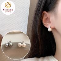 ราคา Viviann ต่างหูเม็ดกลมไข่มุกแท้ Diana ต่างหูมุกสีขาวสำหรับผู้หญิงรู้สึก Anting Retro 925เงินสเตอร์ลิงไข่มุกที่เจิดจ้ากลมสไตล์เดียวกัน (20396012253)
