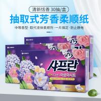 ราคา นำเข้าจากเกาหลี LG SHUFU LAN กระดาษนุ่มลื่นสำหรับเสื้อผ้าน้ำยาปรับผ้านุ่มสำหรับเครื่องซักผ้ากระดาษทิชชู่ป้องกันไฟฟ้าสถิตย์ (19376355097)