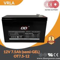 ราคา OUTDO OD Battery 7 5Ah 12V ประกัน 1 ปี พร้อมส่ง แบตเตอรี่ 7 5Ah แบตเตอรี่สำรองไฟ แบตเตอรี่ UPS แบตเตอรี่สำรองไฟ battery UPS แบตเตอรี่ UPS แบตเตอรี่แห้ง (4917786656)