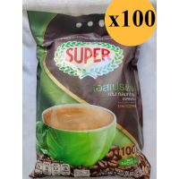 ราคา ซุปเปอร์กาแฟ 3 in1ขนาด 100 ซอง รสเอสเปรสโซ่ SUPER COFFEE รหัสสินค้า bi0010dy (18342224114)