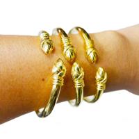 ราคา Tfine กำไลหลอดปลายบัวคู่ 3 อันฟรีไซส์บิดได้ตามแขนชุบทอง24เค (7629291297)