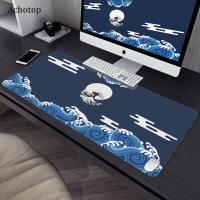 ราคา Black Art Great Waves Gaming Computer Mouse Pad Large Mouse Mat Big Desk Mat 800x300mm Non Slip Rubber mousepad For Laptop Game (18752326704)