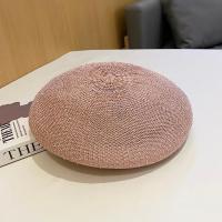 ราคา หมวกเบเร่ต์ฉลุลายปักเลื่อมแบบใหม่ฤดูใบไม้ผลิและฤดูร้อนสำหรับผู้หญิงหมวกจิตรกรแบบบางระบายอากาศได้ดีแมทช์ลุคง่ายทำให้ใบหน้าดูอินเทรนด์เบเร่ต์แฟชั่น (21089988892)