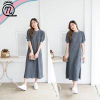 ราคา Nabee queeny แม็กซี่เดรส ทรงสวย แขนตุ๊กตา ผ้ายืดเนื้อดี ใส่สบาย ไฮโซ ฟรีไซส์ อกใหญ่ งานป้าย my top (18014119951)