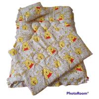 ราคา B006 4 1 ชุดที่นอนเด็ก 3ชิ้น หมอน ผ้าห่ม พกพาไปโรงเรียนได้ มีเชือกผูก มีสายสะพาย กรณีลายหมดร้านจัดคละให้นะค่ะ (21646274939)