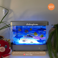 ราคา callingbrown พร้อมส่ง โคมไฟ โคมไฟตู้ปลา หมุนได้ (21676285305)