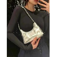 ราคา กระเป๋ากระเป๋าสะพายข้างผู้หญิงสไตล์เกาหลีกระเป๋าเมฆสีเงิน กระเป๋าสะพายข้าง (21642513481)