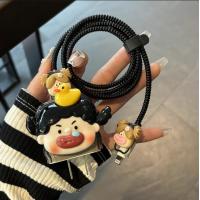 ราคา Goodcase สินค้าสุดฮิต Funny Girl Double braids big mouth Charger Protector for iPhone Charger 18 20Wสายตกแต่งสายชาร์จให้น่ารักหน้า ใช้งานอีกครั้ง ถนอมหัวชาร์จพร้อมสายสายชาร์จหักงอสำหรับ (21690199816)