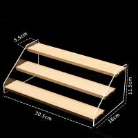 ราคา Free sun ชั้นวางโมเดล ชั้นวางตุ๊กตา ประกอบง่าย ชั้นเก็บของแบบขั้นบันได เครื่องสำอาง ตู้โชว์ตุ๊กตา ชั้นไม้บันไดขนาดเล็ก (21686156569)