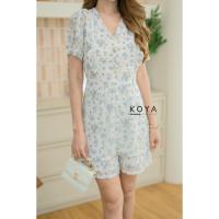 ราคา K345 4 จั้มสั้นกระโปรงกางเกงผ่าหน้า ผ้าชีฟอง เชือกเอว ซับในทั้งตัว ซิปหลัง (20780343527)