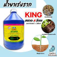 ราคา น้ำยาเร่งราก คิงสตาร์ท วิตามิน บี 1 ผสมไคโตซาน ขนาด 4ลิตร เร่งรากบี1 น้ำยาเพิ่มราก เร่งการเจริญเติบโต สารเร่งราก สารกระตุ้นราก น้ำยาบี1 (20562792714)