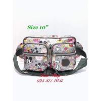 ราคา กระเป๋าคาดเอวคิตตี้ doraemon สีพื้น kitty 10นิ้ว (20978375445)