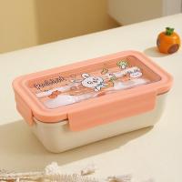 ราคา กล่องข้าวฟรีตะเกียบกับช้อน กล่องข้าวพกพา กล่องพร้อมฝาปิด เข้าไมโครเวฟได้ ขนาด 1100ml กล่องข้าว 2 ช่อง (21625125010)
