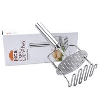 ราคา 1 Pcs Stainless Steel Potato Puree Press Potato Masher Sweet Potato Pumpkin Masher Manual Rice Puree Juice Maker Machine Kitchen Tools (21764022248)