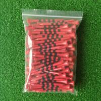 ราคา แท่นตั้งลูกกอล์ฟไม้ไผ่100ชิ้น ถุงสีแดงเข้มพร้อมเครื่องหมายลายทางสีดำอุปกรณ์เสริมกอล์ฟขนาด70มม 83มม มี2ขนาดใหม่หลากสีที่ตั้งลูกกอลฟ์ (19241937616)