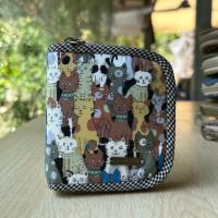 ราคา A032 กระเป๋าสตางค์ซิปรอบ ไซส์4 นิ้ว งานแฮนด์เมด ใส่บัตรได้6ช่อง (21713159106)